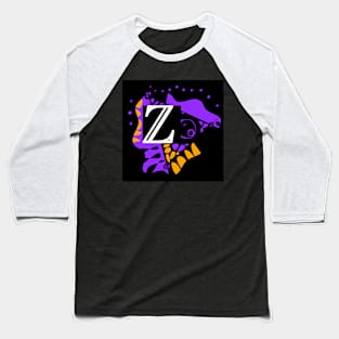 Mazipoodles Bird’s Nest - Personalized Initial Letter Z Baseball T-Shirt